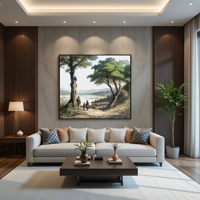 Shared Horizon Canvastryck (Skapare uppladdad)