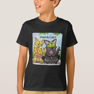 Sharedy Cats - Fånig och Tig T-shirt