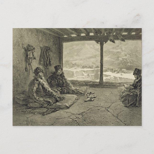 Sharia Lecture vid Khosrakh, Dagestan, tallrik 50  Vykort (Framsida)