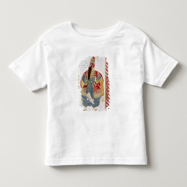 Shariar, kung av Indiesna och china T Shirt (Framsida)