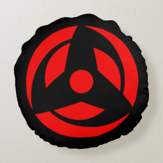 Sharingan Pillow Rund Kudde