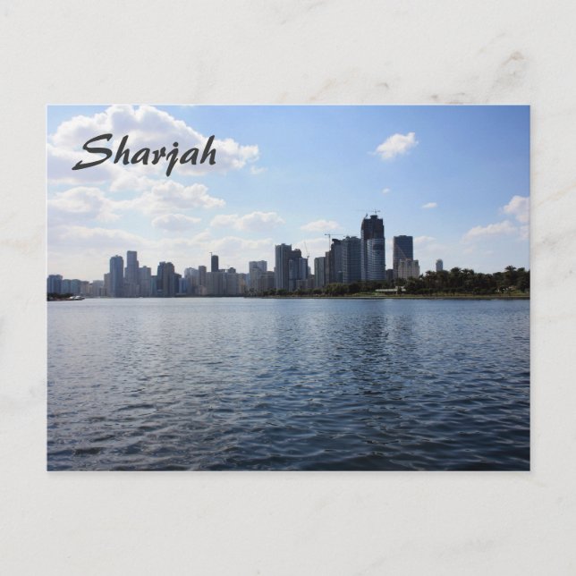 Sharjah Postcard Vykort (Framsida)