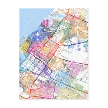 Sharjah United Arab Emirates City Map