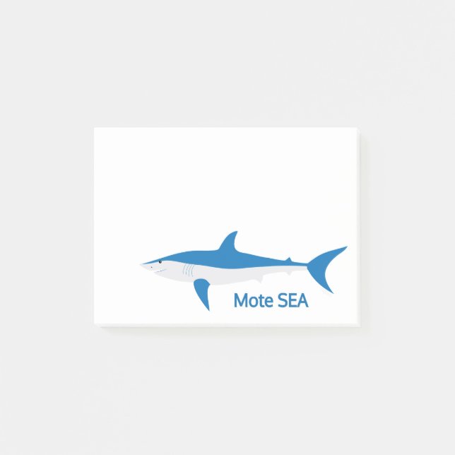 Shark 4 x 3 Post it-notes Post-it Block (Framsida)