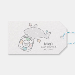Shark Ahoy Tack Presentetikett