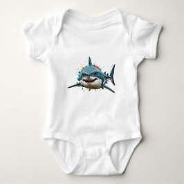 Shark ai art t shirt