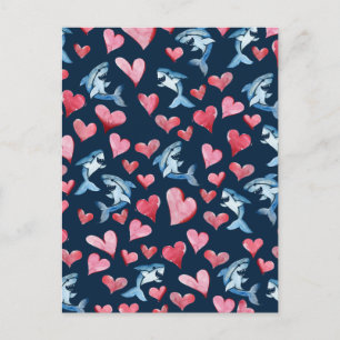 Shark Älskare Card Vykort