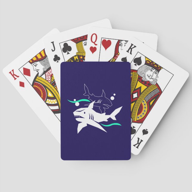 Shark älskare dröm casinokort (Baksidan)