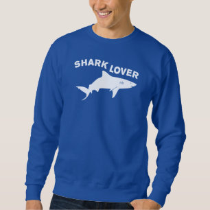 Shark Älskare Lång Ärmad Tröja