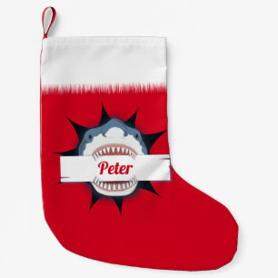 Shark Älskare Liten Julstrumpa
