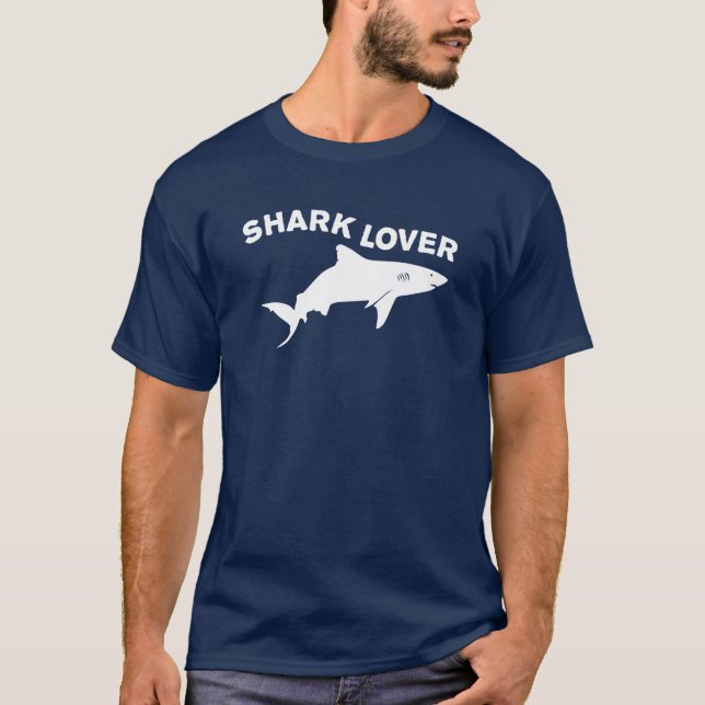 Shark Älskare T-Shirt (Framsida)