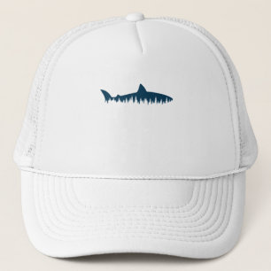 Shark Älskare Underbar, vit hajskugga Keps
