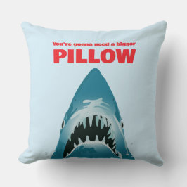 Shark Älskare Youre kommer att behöva en större fy Kudde