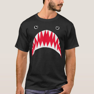 Shark Ansikte T Shirt