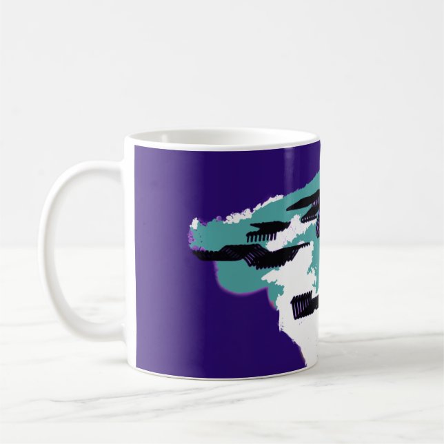 Shark art  kaffemugg (Vänster)