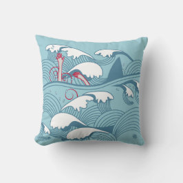 "Shark Attack" Dekorativ kudde