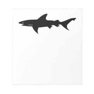 Shark Attack - Dölj med Eleganten Sharks Black Anteckningsblock