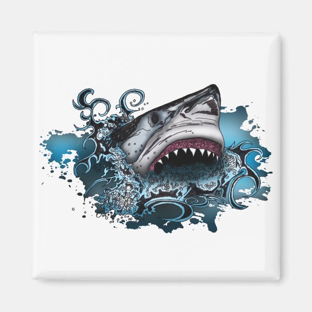 Shark Attack Magnet (Framsidan)