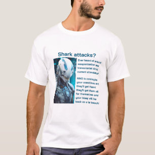 Shark Attack (v2-ljus) T-Shirt
