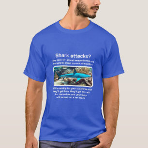 Shark Attack (v3-mörk) T-Shirt