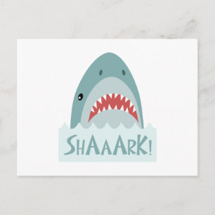 Shark Attack Vykort
