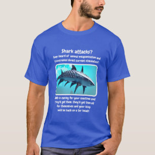 Shark Attacks (mörk) T-Shirt