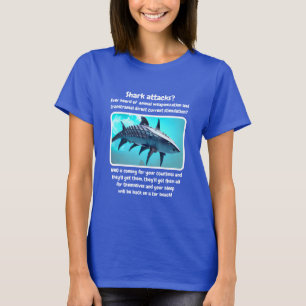 Shark Attacks (mörk) T-Shirt