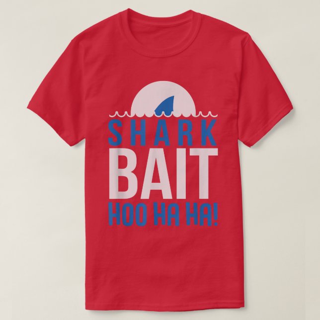 Shark Bait Funny Sharkfor Kids T Shirt (Design framsida)