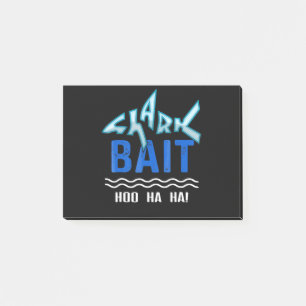 Shark Bait Hoo Ha Ha Funny Shark Älskare-gåvor Post-it Block