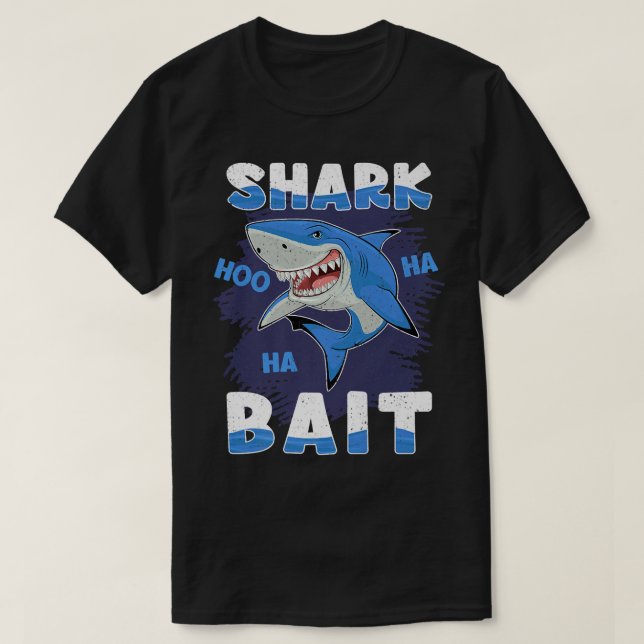 Shark Bait Hoo Ha Ha Funny Shark Event Week Älskar T Shirt (Design framsida)