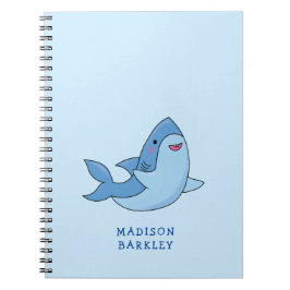 Shark Barn Cute Kawaii bärbar dator Anteckningsbok