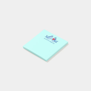 Shark Barn Cute Kawaii Post-it Notes Block