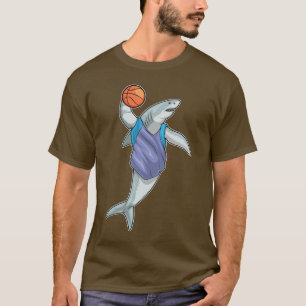 Shark Basketball-spelare Basketball T Shirt