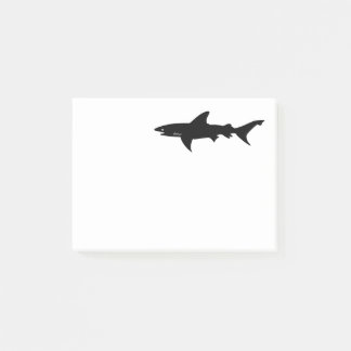 Shark Beware of Sharks Teckning Post-it Block