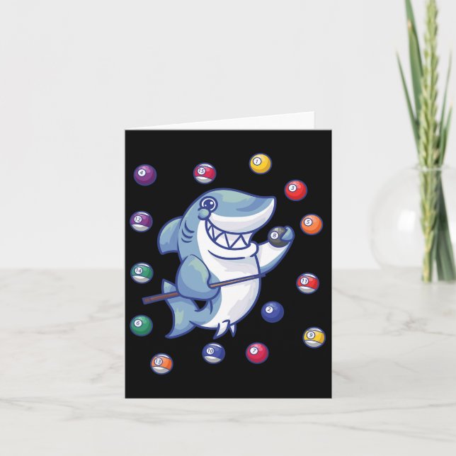 Shark Billiard Player i Bassäng Billiard I Snooker Kort (Framsida)
