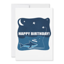 Shark Birthday Wish