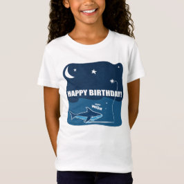 Shark Birthday Wish T Shirt