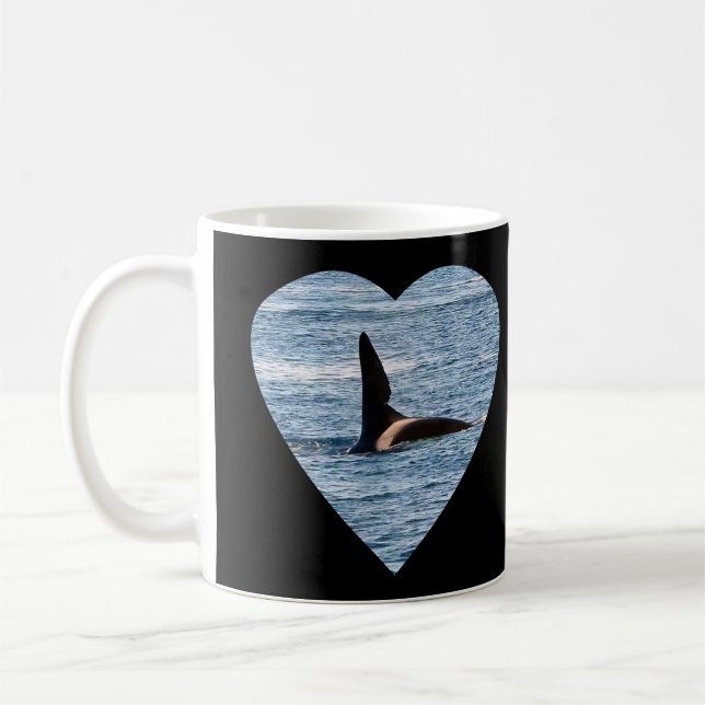 Shark Bita Fin of "John Coe" Orca Mugg (Vänster)