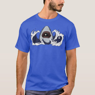 Shark Biting Bassäng Boll Bassäng T Shirt
