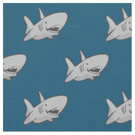 Shark Blue Fabric Tyg