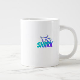 Shark | Bold Ocean Predator Design for Gym & Gift Jumbo Mugg
