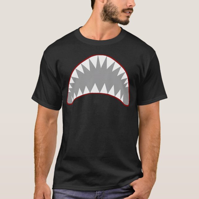 Shark Boy Shark Jaw T Shirt (Framsida)