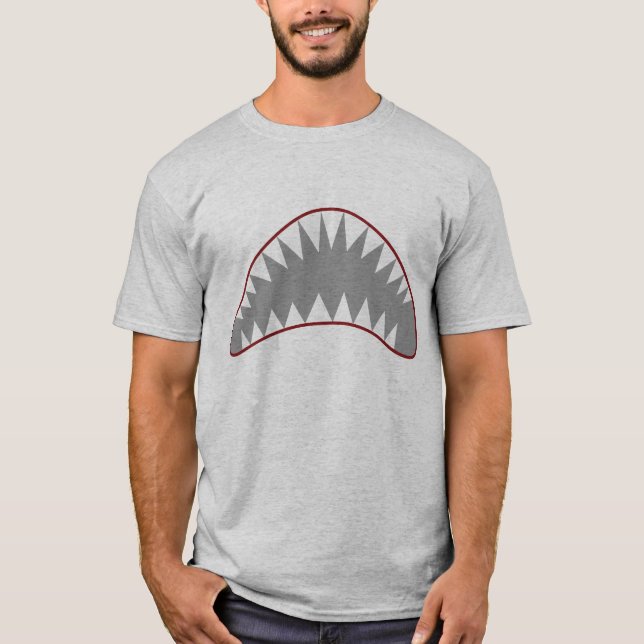 Shark Boy Shark Jaw T Shirt (Framsida)