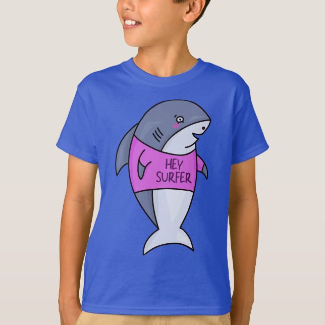 Shark Boys Blue T shirt (Framsida)