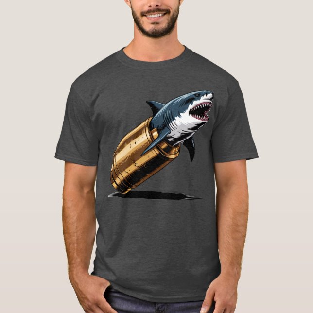 Shark Bullet T Shirt (Framsida)