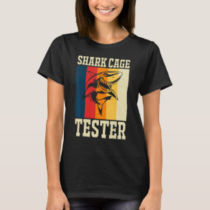 Shark Cage Tester Recovery Leg Arm Amputee T Shirt