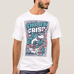 Shark Crisp Cereal pop art for Shark Week T Shirt