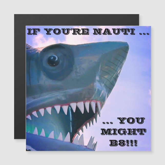 SHARK CRUISE DOOR MAGNET (Fram/baksida)