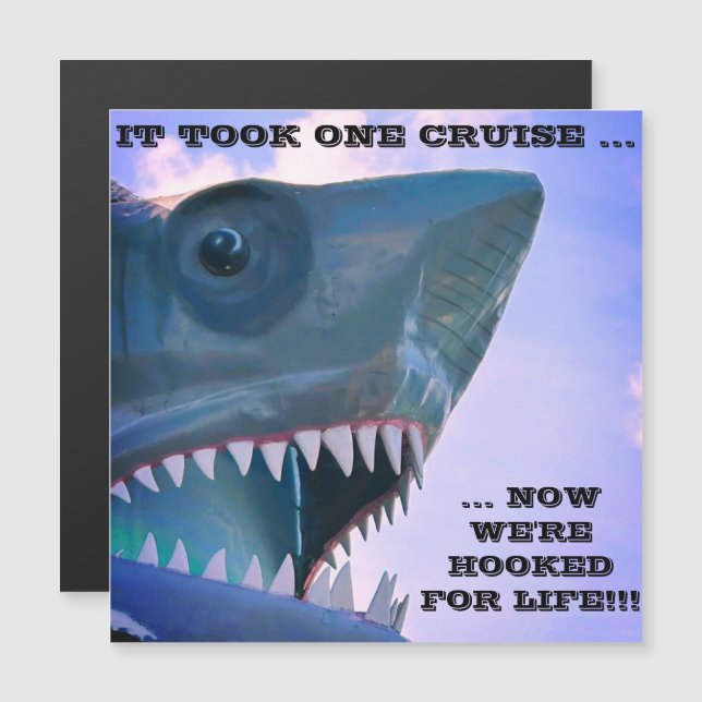 SHARK CRUISE DOOR MAGNET (Fram/baksida)