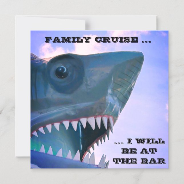 SHARK CRUISE DOOR MAGNET (Framsida)